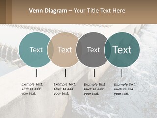 A Power Plant With Water Coming Out Of It PowerPoint Template