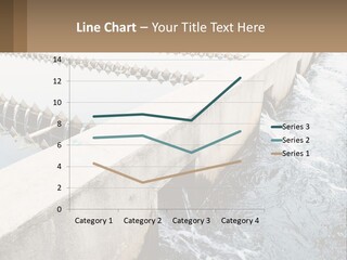 A Power Plant With Water Coming Out Of It PowerPoint Template