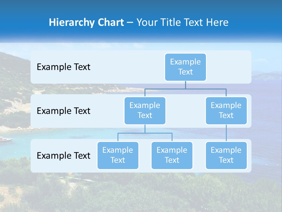 A Large Body Of Water Surrounded By Trees PowerPoint Template
