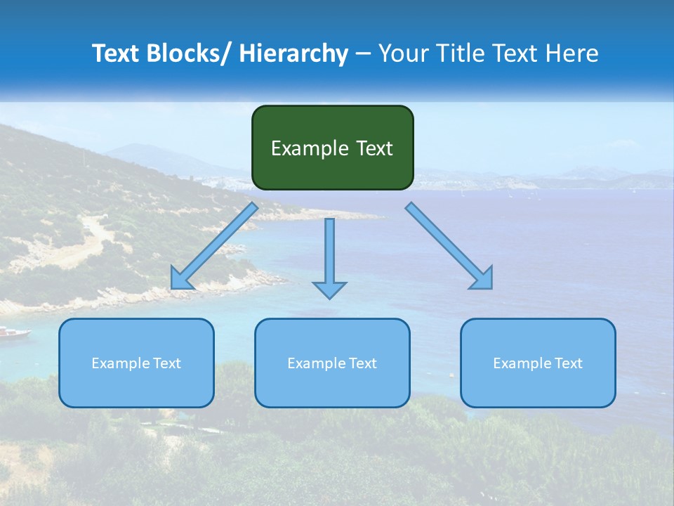 A Large Body Of Water Surrounded By Trees PowerPoint Template
