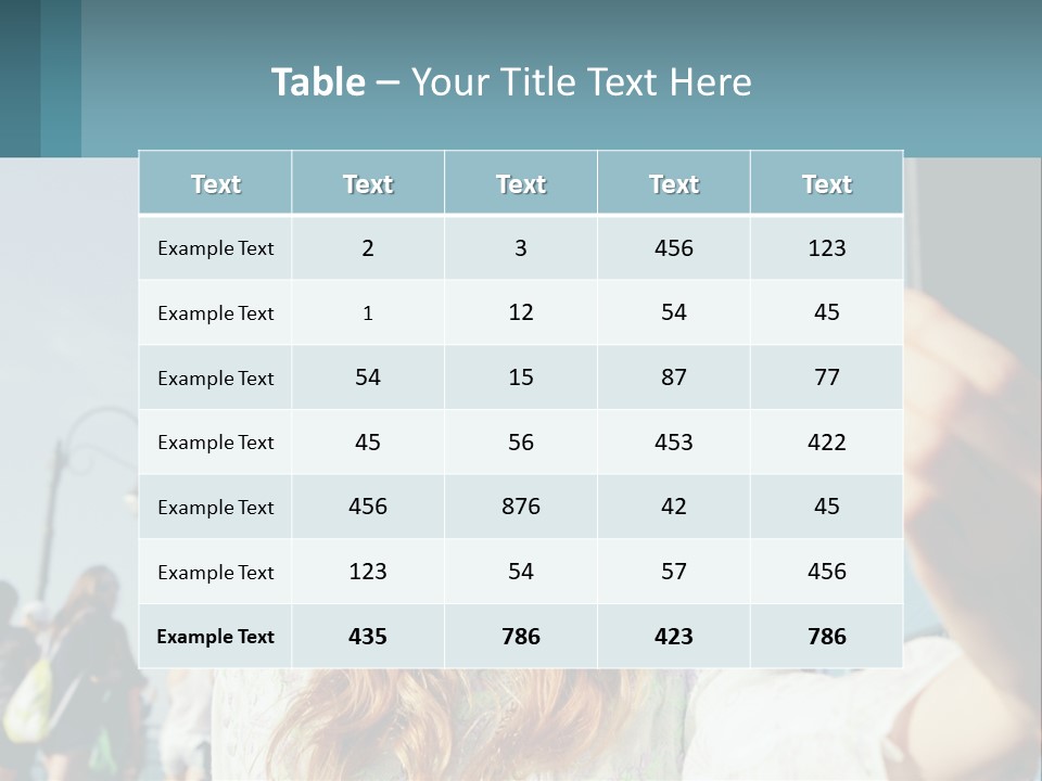 A Woman Taking A Picture With Her Cell Phone PowerPoint Template