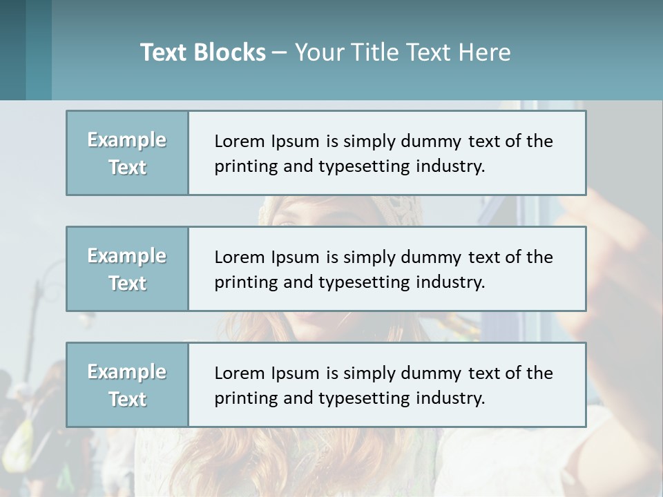 A Woman Taking A Picture With Her Cell Phone PowerPoint Template