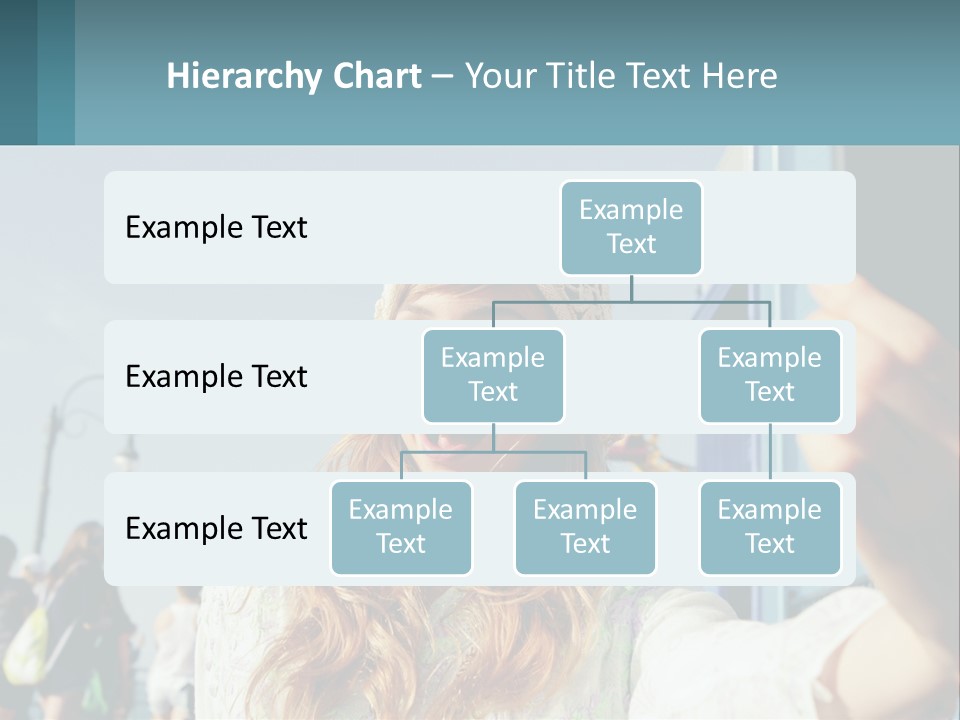 A Woman Taking A Picture With Her Cell Phone PowerPoint Template