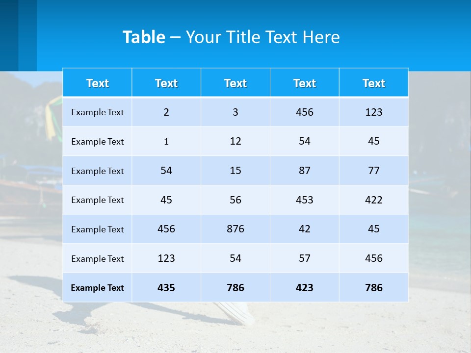 A Woman Walking On A Beach With Boats In The Background PowerPoint Template