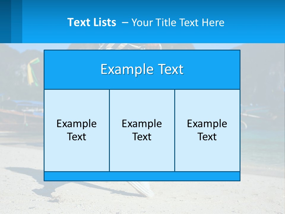 A Woman Walking On A Beach With Boats In The Background PowerPoint Template