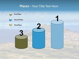 A Small Island In The Middle Of A Large Body Of Water PowerPoint Template