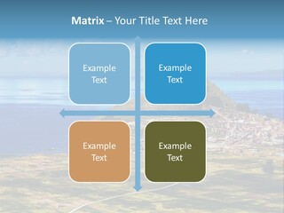 A Small Island In The Middle Of A Large Body Of Water PowerPoint Template