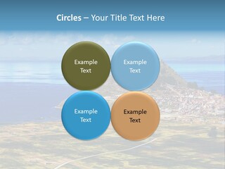 A Small Island In The Middle Of A Large Body Of Water PowerPoint Template