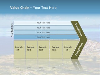 A Small Island In The Middle Of A Large Body Of Water PowerPoint Template