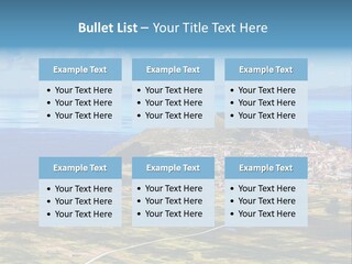 A Small Island In The Middle Of A Large Body Of Water PowerPoint Template