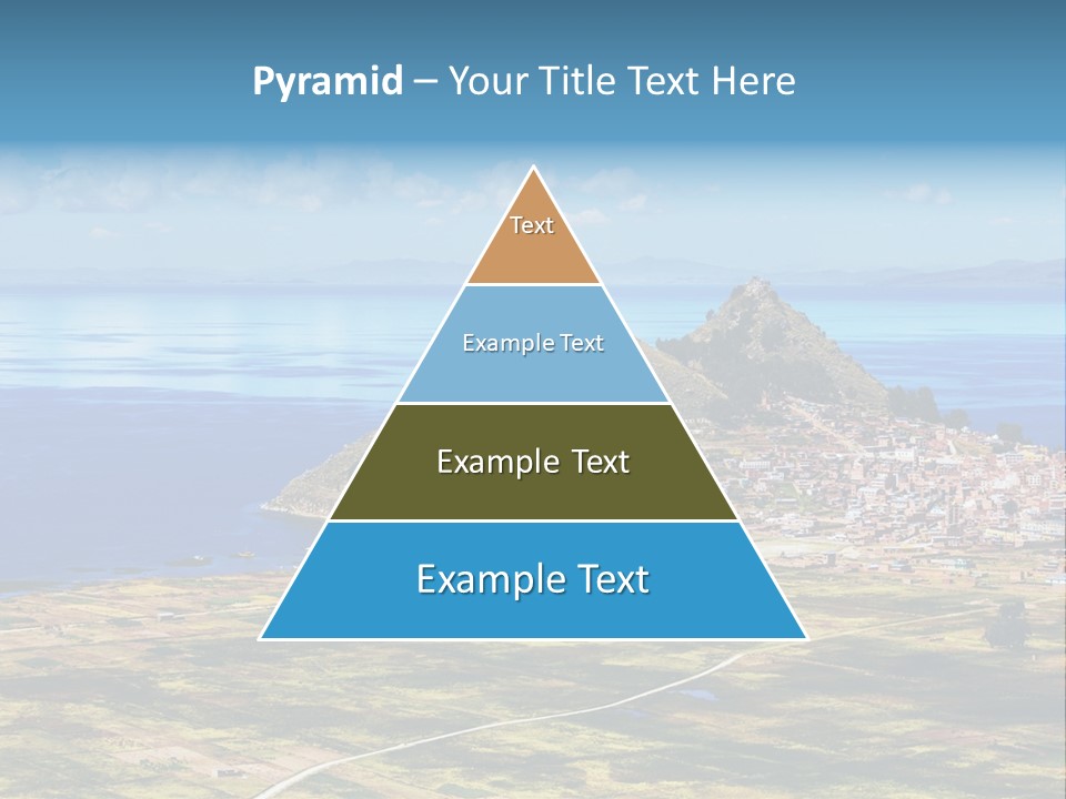 A Small Island In The Middle Of A Large Body Of Water PowerPoint Template
