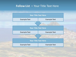 A Small Island In The Middle Of A Large Body Of Water PowerPoint Template