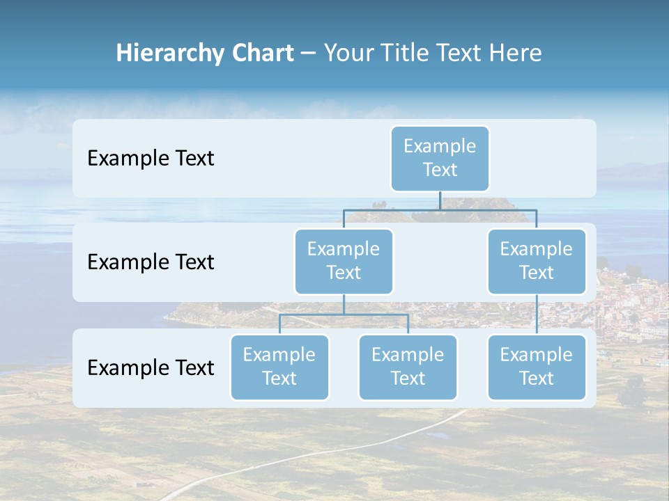 A Small Island In The Middle Of A Large Body Of Water PowerPoint Template