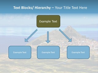 A Small Island In The Middle Of A Large Body Of Water PowerPoint Template