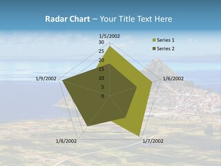 A Small Island In The Middle Of A Large Body Of Water PowerPoint Template