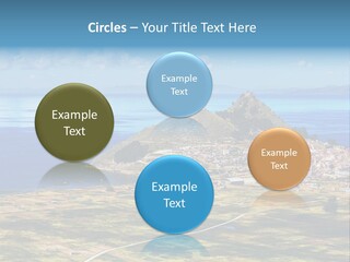 A Small Island In The Middle Of A Large Body Of Water PowerPoint Template