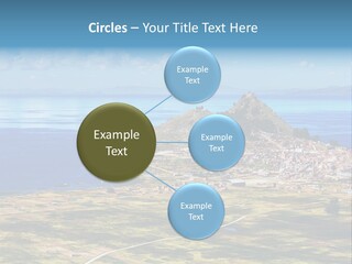 A Small Island In The Middle Of A Large Body Of Water PowerPoint Template