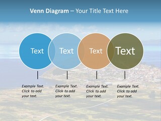 A Small Island In The Middle Of A Large Body Of Water PowerPoint Template