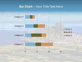 A Small Island In The Middle Of A Large Body Of Water PowerPoint Template