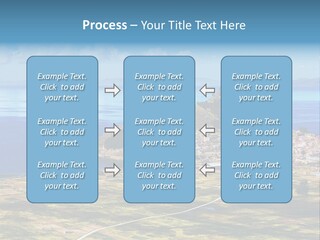 A Small Island In The Middle Of A Large Body Of Water PowerPoint Template