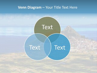 A Small Island In The Middle Of A Large Body Of Water PowerPoint Template