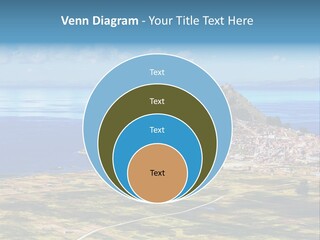 A Small Island In The Middle Of A Large Body Of Water PowerPoint Template