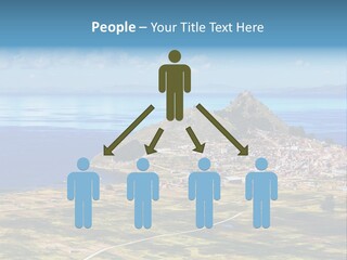 A Small Island In The Middle Of A Large Body Of Water PowerPoint Template