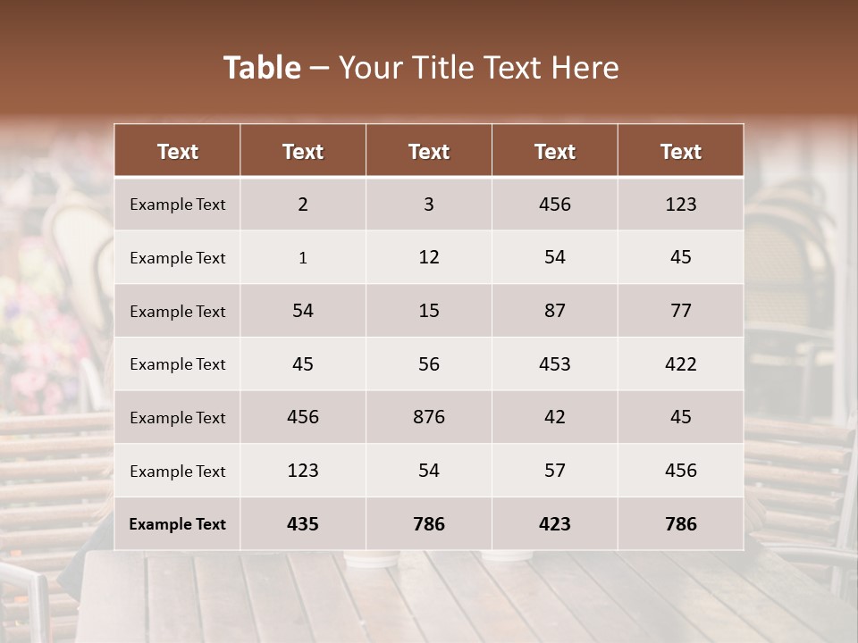 Two Girls Giving Thumbs Up At A Table PowerPoint Template