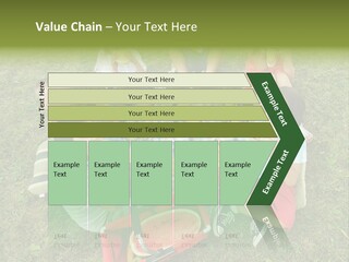 A Group Of Children Sitting On A Blanket Eating Food PowerPoint Template