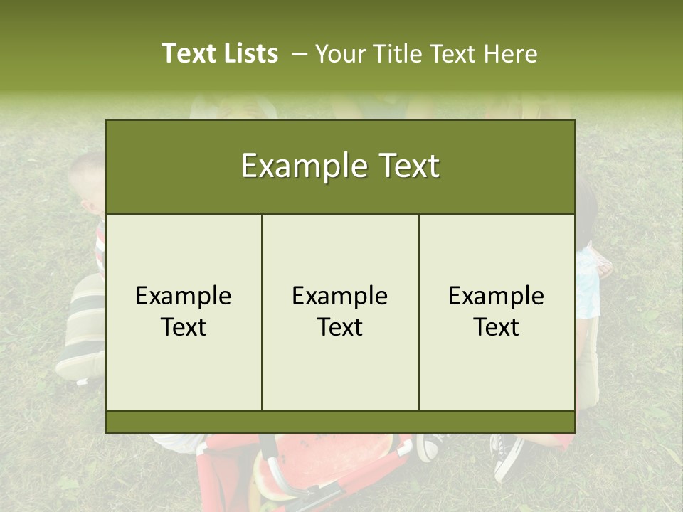 A Group Of Children Sitting On A Blanket Eating Food PowerPoint Template