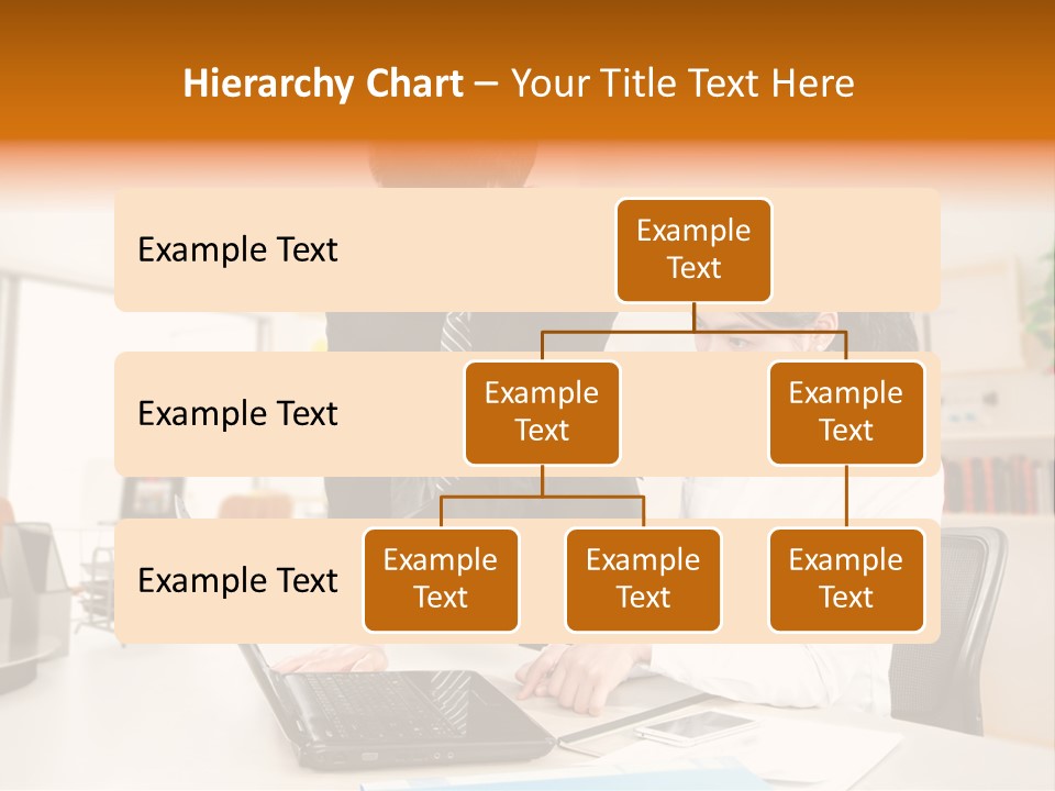A Couple Of People That Are Looking At A Laptop PowerPoint Template