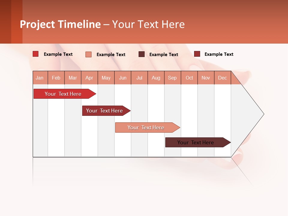 A Woman's Hands With French Manies On Them PowerPoint Template