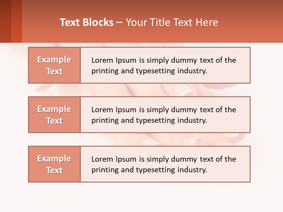 A Woman's Hands With French Manies On Them PowerPoint Template