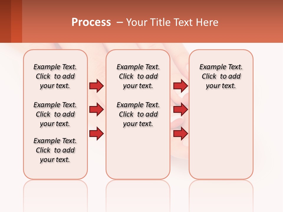A Woman's Hands With French Manies On Them PowerPoint Template