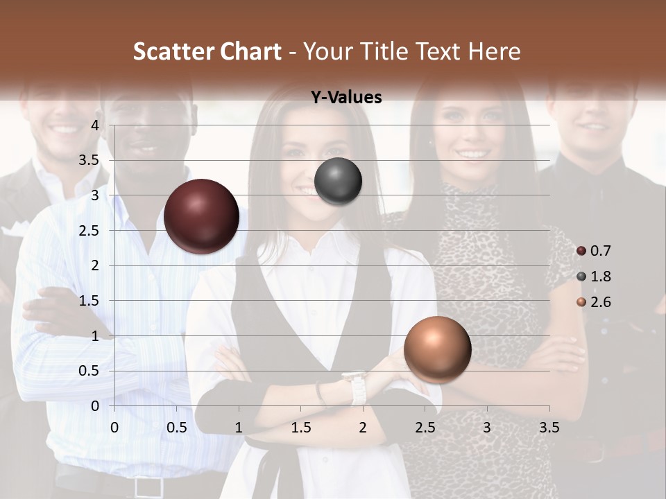A Group Of People Standing Together With Their Arms Crossed PowerPoint Template