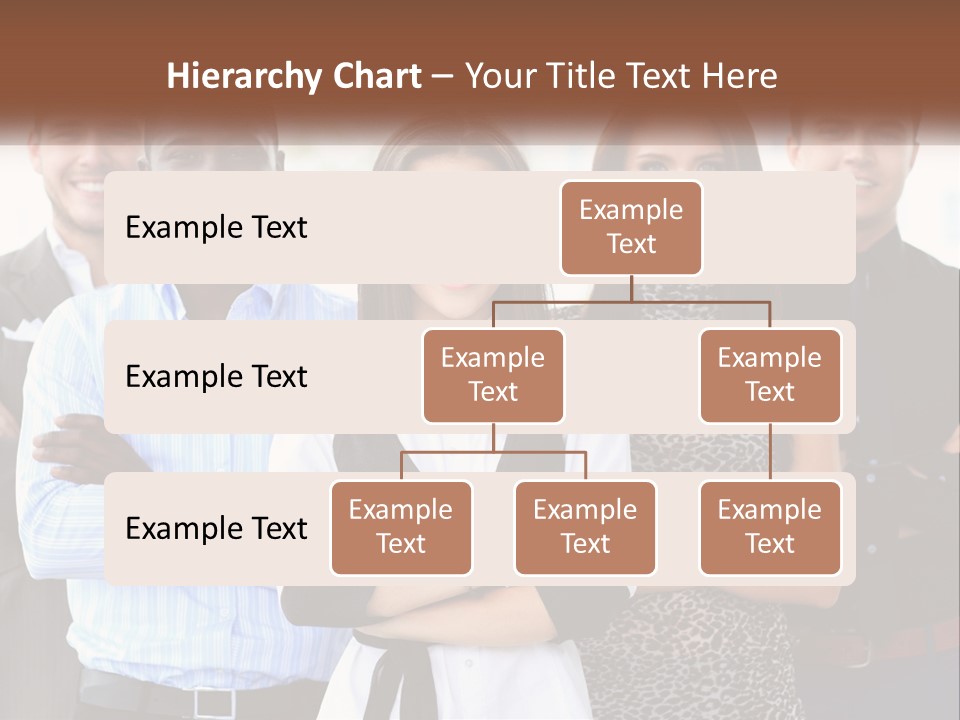 A Group Of People Standing Together With Their Arms Crossed PowerPoint Template