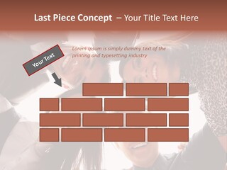 A Group Of People Standing Together In A Circle PowerPoint Template