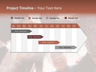 A Group Of People Standing Together In A Circle PowerPoint Template