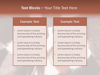 A Group Of People Standing Together In A Circle PowerPoint Template
