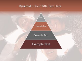 A Group Of People Standing Together In A Circle PowerPoint Template