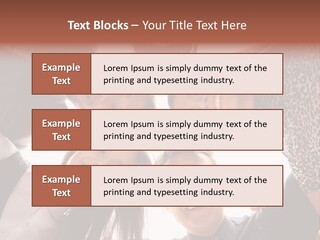 A Group Of People Standing Together In A Circle PowerPoint Template