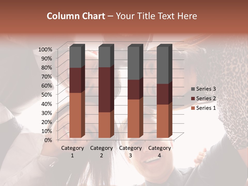 A Group Of People Standing Together In A Circle PowerPoint Template