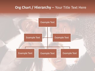 A Group Of People Standing Together In A Circle PowerPoint Template