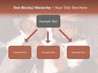 A Group Of People Standing Together In A Circle PowerPoint Template