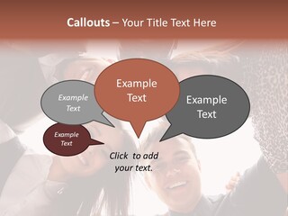 A Group Of People Standing Together In A Circle PowerPoint Template