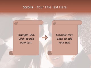 A Group Of People Standing Together In A Circle PowerPoint Template