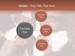 A Group Of People Standing Together In A Circle PowerPoint Template
