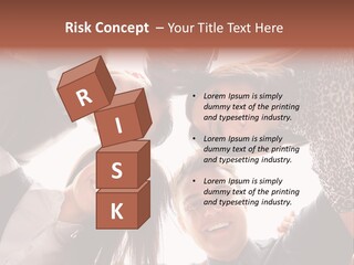 A Group Of People Standing Together In A Circle PowerPoint Template