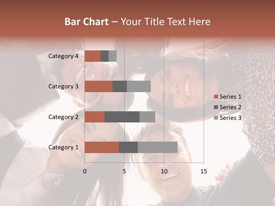 A Group Of People Standing Together In A Circle PowerPoint Template