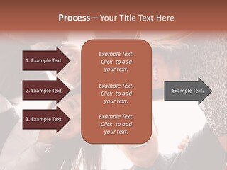 A Group Of People Standing Together In A Circle PowerPoint Template